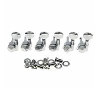 Dopro blocco chitarra sintonizzatori 6 Left Handed Chrome