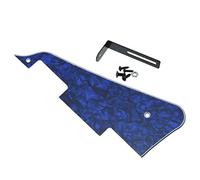 Dopro Blue Pearl LP - Battipenna per chitarra con staffa nera, per Epiphone Les Paul