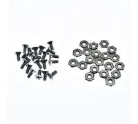 Dopro Confezione da 20 dadi e viti per battipenna Phillip Head per chitarra, battipenna viti per USA Gibson o Epiphone Les Paul Chrome