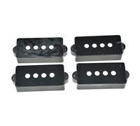 Dopro Confezione da 4 coperture per pickup per basso a 4 corde, per bassi di precisione, colore nero