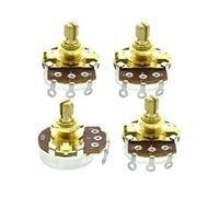 Dopro Confezione da 4 pentole per basso metrica da 24 mm con attacco audio corto in ottone da 15 mm conico A25K