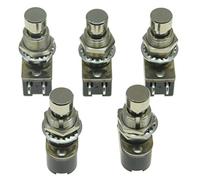 Dopro Confezione da 5 interruttori a pedale SPST momentanei soft touch per chitarra elettrica