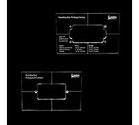 Dopro Humbucker - Set di 2 modelli di pick-up in acrilico