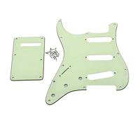Dopro Lefty ST Strat SSS Battipenna per mancini Tremolo Mint Green 3 Ply