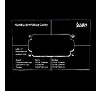 Dopro Modelli di pick-up per pickup humbucker in acrilico per corpo chitarra