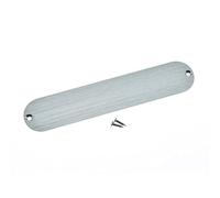 Dopro Piastra di controllo in bianco standard di larghezza 32mm Nessun foro Alluminio anodizzato Tele Control Plate per Fender Telecaster Argento