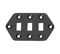 Dopro Placca di copertura per pickup per chitarra elettrica, per chitarra Vintera/Classic Jaguar, colore nero