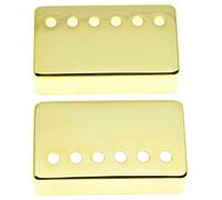 Dopro - Set di 2 cover per pickup Humbucker in ottone per chitarra Humbucker, si adatta alla maggior parte dei Epiphone Les Paul Gold