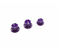 Dopro Set di 3 manopole per basso Jazz J con inserti in ottone viola USA Spec 1/4"