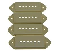 Dopro - Set di 4 custodie per pickup per chitarra e orecchio per cani, in plastica pergamena P90, con spaziatura dei poli, 49,2 mm