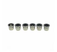 Dopro Set di 6 ghiere in ottone per corde da 5/16" per chitarra American Standard/Vintage Tele/Telecaster versione aggiornata Relic Nickel