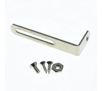 Dopro Staffa di montaggio battipenna in acciaio inox di qualità con viti per battipenna Bullone e dado per chitarre USA GB Standard/Studio Les Paul nichel