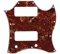 Dopro Standard SG Special Full Face Pickguard per chitarra con foro P90 Pickup Vintage Tartaruga