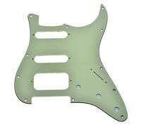 Dopro Strat HSS per chitarra Pickguard a 11 fori, 2 viti, supporto per pickup Humbucking adatto per American FD Stratocaster verde menta