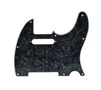 Dopro Tele Style Chitarra Pickguard TL Pick Guard con Pickup Montaggio Fori per viti per Tele/Telecaster Black Pearl