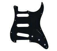 Dopro Vintage 62 Strat ST SSS Pickups Single Coil Battipenna per chitarra Piastra antigraffio con viti per American Fender 62 Stratocaster 11 Foro Nero 1 Strato