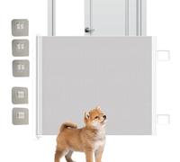 Dopsyesn Barriera per Cani Retrattile - Barriera Retrattile per Porte adatta a Cani e Gatti,Recinzione Protezione Sicura per Interni Esterni Casa Cuccioli Bambini Accesso