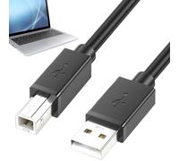 Dopsyesn Cavo Da Stampante A Computer - Cavo USB 2.0 | 2.1 Metri di Lunghezza ad Alta Velocità con Connettori Stabili Maschio A a B per Computer Portatile Monitor Tastiera Stampante e Altri Accessori