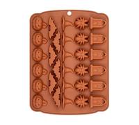 Dopsyesn Di Silicone Per La Festa Di Halloween - Stampo Scheletro Per Gelatine | In Silicone Antigraffio Facili Da Sformare Riutilizzabili Per Cioccolato Gelatine Dolci Cucina Fai Da Te