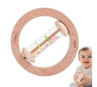 Dopsyesn Giochi Sonagli Di Legno Per Bambini,Gioco Sonaglio Musicale Scuotilegno - Strumento Sensoriale Precoce per Coordinazione Oculare Bambini Piccoli