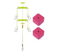 Dopsyesn Terminali Per Carpa - Amo Da Pesca Per Carpa - Accessori Antiscaglio Porta Esca Attacco Rigo per Competizione e Libero