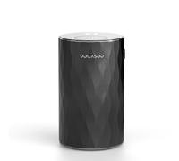 DOQASOO Diffusore d'olio senza acqua - Alluminio Metal Texture, Nebulizzatore Batteria Silenziosa 96H, Timer, 4 Livelli Vapore, 20 ml, Tipo-C per Casa/Ambiente