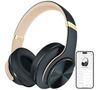 DOQAUS Cuffie Wireless Bluetooth, 3 EQ Modalita di Cuffie Over-Ear Con Microfono, Cuffie con Tempo di Riproduzione di 90 Ore, Cuffie Bluetooth per Telefono e PC