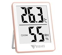 DOQAUS Termometro Ambiente Interno, Igrometro Termometro Digitale con Icona Comfort, Monitor di Temperatura e Umidità per Ambienti, Mini Termometro da Interno per Casa, Ufficio, Antina