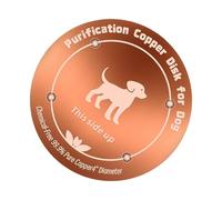 Doqeou Disco in rame per bagni di | disco universale rinforzato in rame da 10 cm - abbeveratoio per, per casa, giardino, cortile, cortile, voliera, rivestimento, paesaggistica e