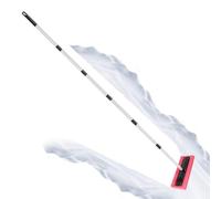 Doqeou Pupazzo di neve per tetti, telescopico, fino a 6 m, senza graffi, frusta per veicoli - per proprietari di case, adulti, automobilisti, artigiani, pannelli solari, vialetti,