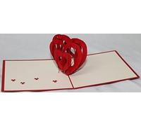 Dor Biglietto Auguri - Origami - Cuore Love