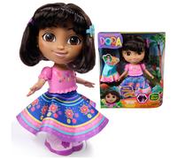 Dora, Dance with Me Dora, Interactive Dancing Doll with 2 Skirts, Bilingual Phra