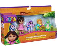 Dora l'Esploratrive, Confezione Regalo Fantastici Amici con Boots, Tico, Isa e il Trio delle Feste, Personaggi Giocattolo, Gioc