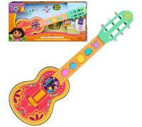 Dora, Gioca e suona il charango, chitarra giocattolo per bambini con musica, effetti audio e frasi bilingue, giocattoli per bambine e bambini dai 3 anni in su