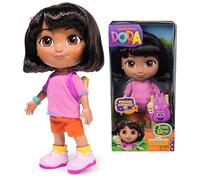 Dora, bambola Dora canta ed esplora con musica, effetti sonori, frasi bilingue, abiti e accessori per bambole, giocattoli per bambine e bambini dai 3 anni in su