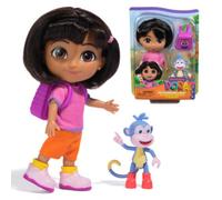 Dora, Set Dora e Boots Migliori amici, bambola da 15,2 cm con abiti, zainetto e personaggio Boots, giocattoli per bambine e bambini dai 3 anni in su