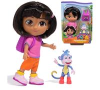 Dora l'Esploratrice, Bambola da 15,2 cm con Abiti, Zainetto e personaggio Boots, Giocattoli per Bambine e Bambini, 3+ Anni