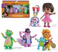 Dora l'Esploratrive, Confezione Regalo Fantastici Amici con Boots, Tico, Isa e il Trio delle Feste, Personaggi Giocattolo, Gioc