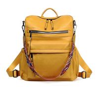 Dora & Liz Women Backpack Zaino, Marrone, M Donna