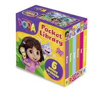 Dora Pocket Library: Six illustrated mini board books for children aged 1, 2, 3, 4 based on the Nickelodeon TV series. NEW for 2026!