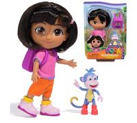 Dora, Set Dora e Boots Migliori amici, bambola da 15,2 cm con abiti, zainetto e personaggio Boots, giocattoli per bambine e bambini dai 3 anni in su