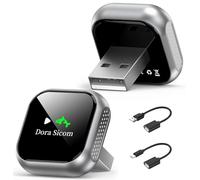 Dora Sicom carplay wireless adapter for iphone [2026 update]per apple car play per auto，per car play wireless iphone,per auto con funzione Carplay cablata dal 2016，USB C/A Trasferimento Dati Veloce