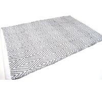 DORA Tappeto puro Cotone, Lavabile Lavatrice, per Bagno e Cucina, Antiscivolo,