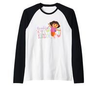 Dora The Explorer Beautiful Like A Rainbow Maglia con Maniche Raglan