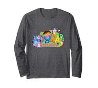 Dora The Explorer Classic Logo with Boots And Swiper Maglia a Manica