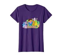 Dora The Explorer Classic Logo with Boots And Swiper Maglietta, Donna, Viola, XL