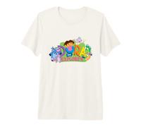 Dora The Explorer Classic Logo with Boots And Swiper Maglietta Premium