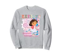 Dora The Explorer Explore with Me! Textured Design Felpa