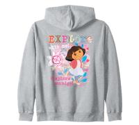 Dora The Explorer Explore with Me! Textured Design Felpa con Cappuccio
