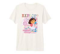 Dora The Explorer Explore with Me! Textured Design Maglietta Premium